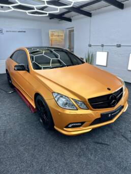 South Coast Wrapping Mercedes E350 Coupe Matte Exterior Colour Change