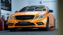 South Coast Wrapping Mercedes E350 Coupe Matte Exterior Colour Change