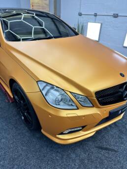 South Coast Wrapping Mercedes E350 Coupe Matte Exterior Colour Change