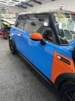 South Coast Wrapping Mini Cooper Colour Change and Headlight PPF