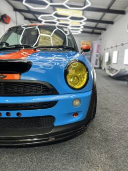 South Coast Wrapping Mini Cooper Colour Change and Headlight PPF