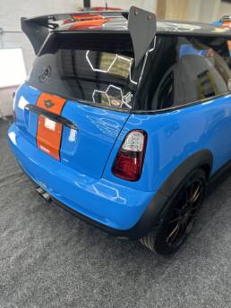 South Coast Wrapping Mini Cooper Colour Change and Headlight PPF