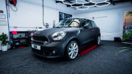 South Coast Wrapping Mini Paceman Matte Black Full Colour Change