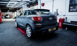 South Coast Wrapping Mini Paceman Matte Black Full Colour Change