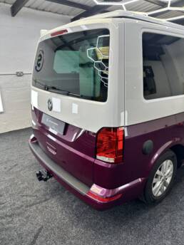 South Coast Wrapping VW Transporter Lower Half Colour Change