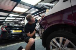 South Coast Wrapping VW Transporter Lower Half Colour Change