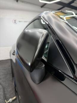 Mercedes C63 AMG Wrap satin Black South Coast Wrapping