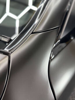 Mercedes C63 AMG Wrap satin Black South Coast Wrapping