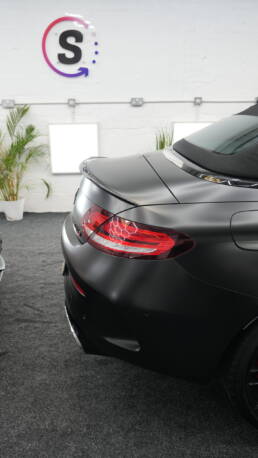Mercedes C63 AMG Satin Black South Coast Wrapping
