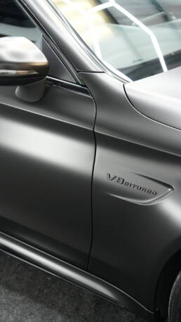 Mercedes C63 AMG Satin Black South Coast Wrapping