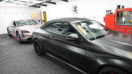 Mercedes C63 AMG Satin Black South Coast Wrapping