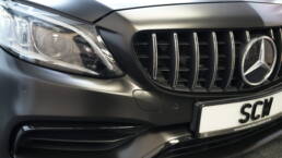 Mercedes C63 AMG Satin Black South Coast Wrapping