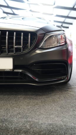 Mercedes C63 AMG Satin Black South Coast Wrapping