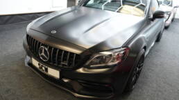 Mercedes C63 AMG Satin Black South Coast Wrapping