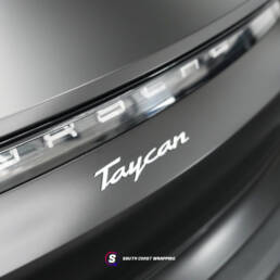 porsche taycan wrap south coast wrapping