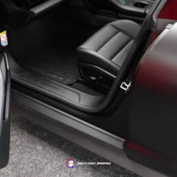 porsche taycan wrap south coast wrapping