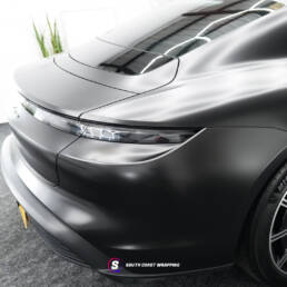 porsche taycan wrap south coast wrapping