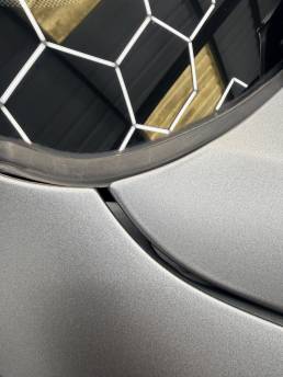 Satin grey finish around BMW X6 rear light